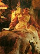 Anders Zorn etude eclairage France oil painting artist